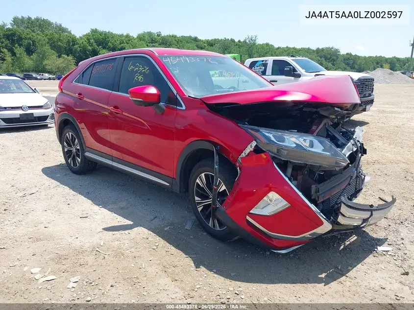2020 Mitsubishi Eclipse Cross Sel 1.5T Awc VIN: JA4AT5AA0LZ002597 Lot: 45493378