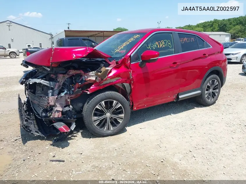 2020 Mitsubishi Eclipse Cross Sel 1.5T Awc VIN: JA4AT5AA0LZ002597 Lot: 45493378