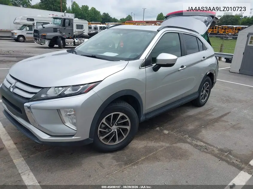 2020 Mitsubishi Eclipse Cross Es 1.5T VIN: JA4AS3AA9LZ010723 Lot: 45496187