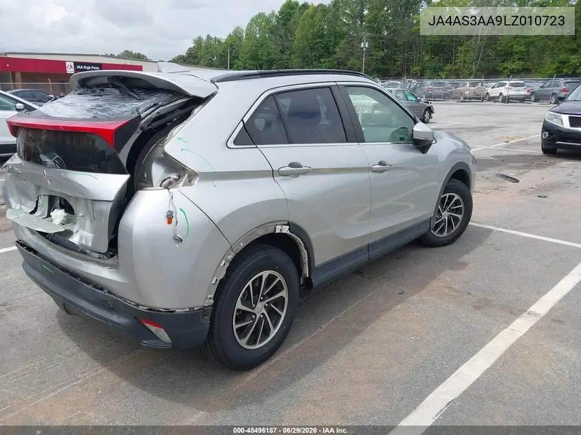 2020 Mitsubishi Eclipse Cross Es 1.5T VIN: JA4AS3AA9LZ010723 Lot: 45496187