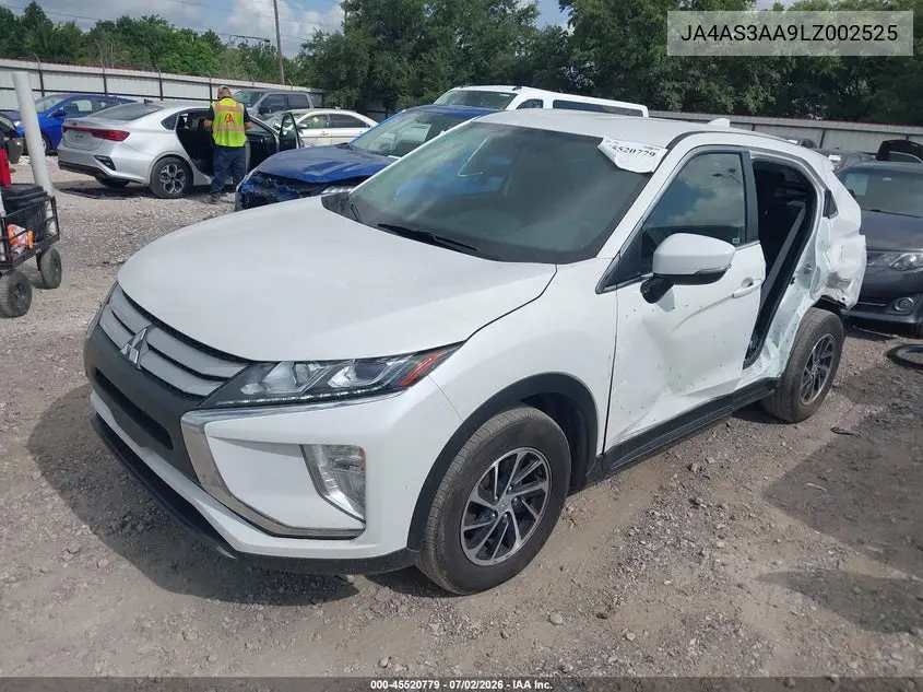 2020 Mitsubishi Eclipse Cross Es 1.5T VIN: JA4AS3AA9LZ002525 Lot: 45520779