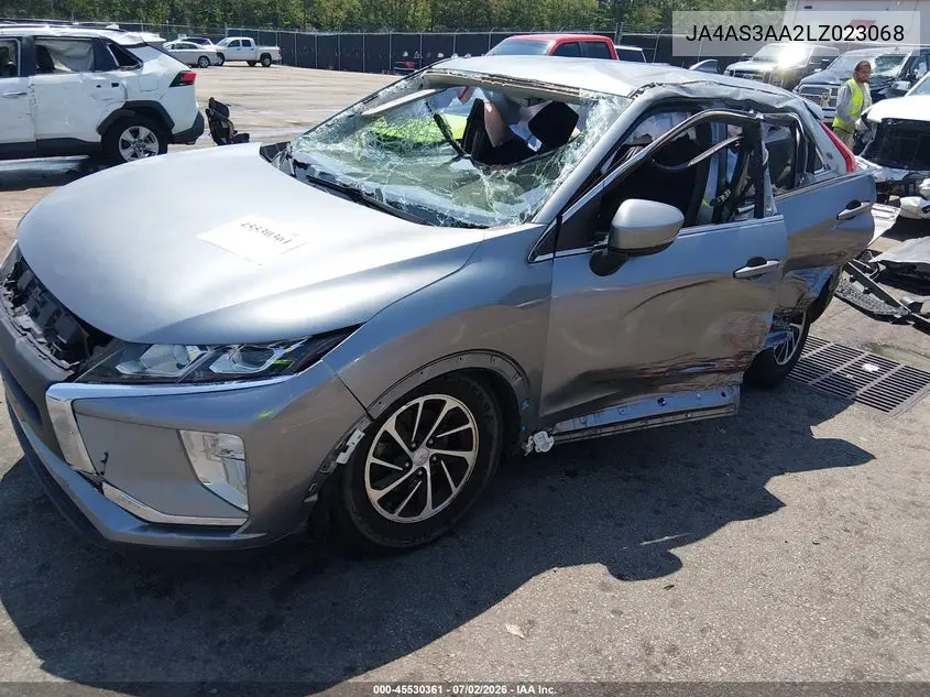 2020 Mitsubishi Eclipse Cross Es 1.5T VIN: JA4AS3AA2LZ023068 Lot: 45530361