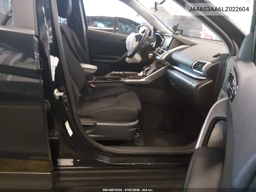 2020 Mitsubishi Eclipse Cross Es 1.5T VIN: JA4AS3AA6LZ022604 Lot: 45570335