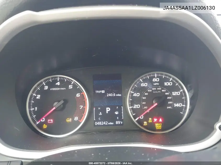 2020 Mitsubishi Eclipse Cross Se 1.5T VIN: JA4AS5AA1LZ006130 Lot: 45572272