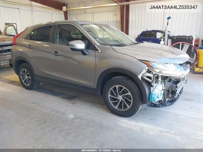 2020 Mitsubishi Eclipse Cross Es 1.5T Awc VIN: JA4AT3AA4LZ035347 Lot: 45596083