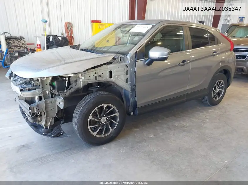 2020 Mitsubishi Eclipse Cross Es 1.5T Awc VIN: JA4AT3AA4LZ035347 Lot: 45596083