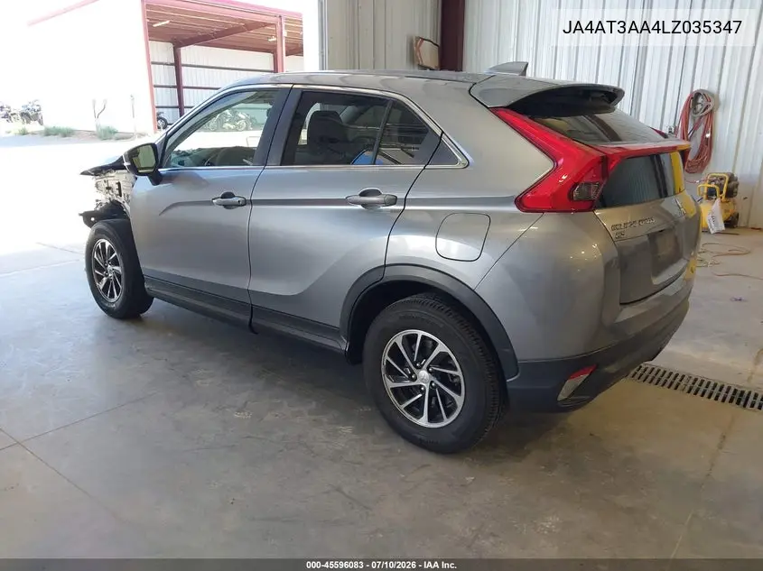 2020 Mitsubishi Eclipse Cross Es 1.5T Awc VIN: JA4AT3AA4LZ035347 Lot: 45596083