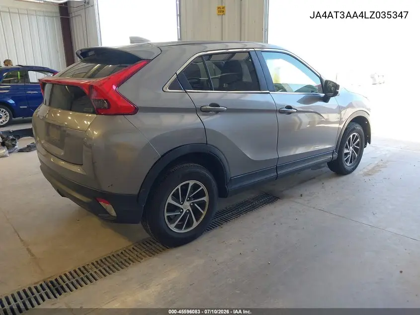 2020 Mitsubishi Eclipse Cross Es 1.5T Awc VIN: JA4AT3AA4LZ035347 Lot: 45596083