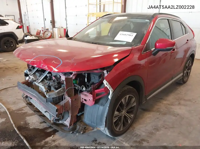 2020 Mitsubishi Eclipse Cross Se 1.5T Awc VIN: JA4AT5AA2LZ002228 Lot: 45602904