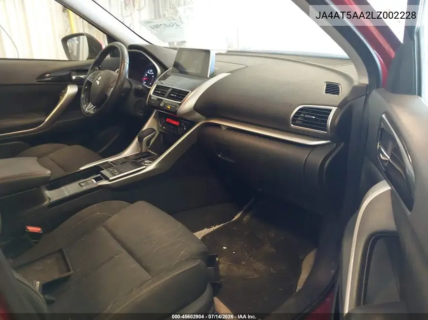 2020 Mitsubishi Eclipse Cross Se 1.5T Awc VIN: JA4AT5AA2LZ002228 Lot: 45602904