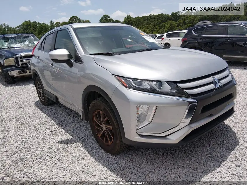 2020 Mitsubishi Eclipse Cross Es 1.5T Awc VIN: JA4AT3AA4LZ024042 Lot: 45619551