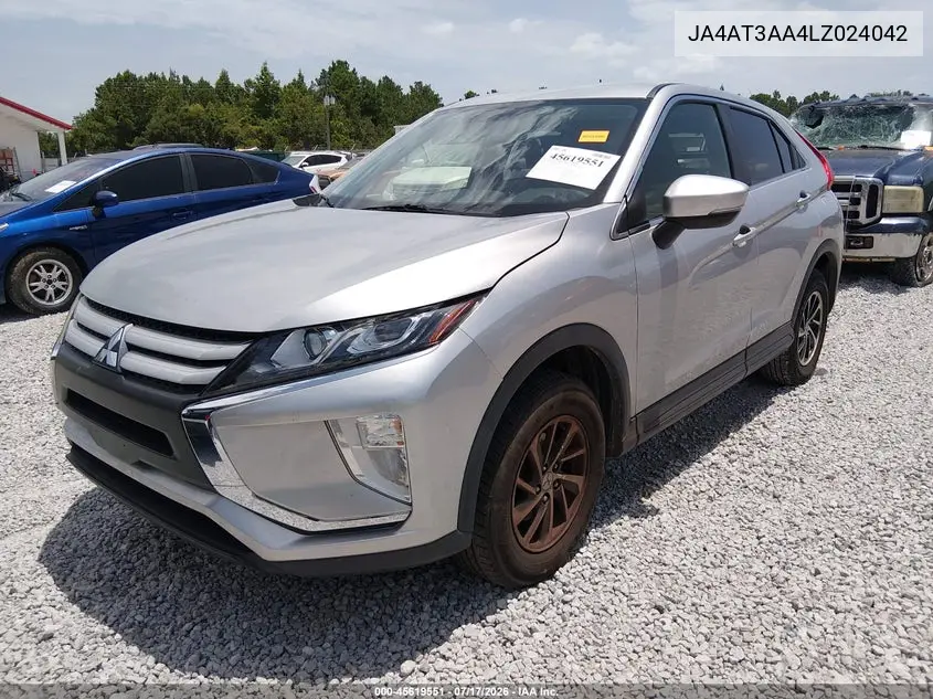 2020 Mitsubishi Eclipse Cross Es 1.5T Awc VIN: JA4AT3AA4LZ024042 Lot: 45619551