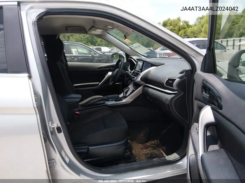 2020 Mitsubishi Eclipse Cross Es 1.5T Awc VIN: JA4AT3AA4LZ024042 Lot: 45619551