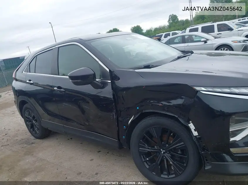 2022 Mitsubishi Eclipse Cross Le S-Awc VIN: JA4ATVAA3NZ045642 Lot: 45073472