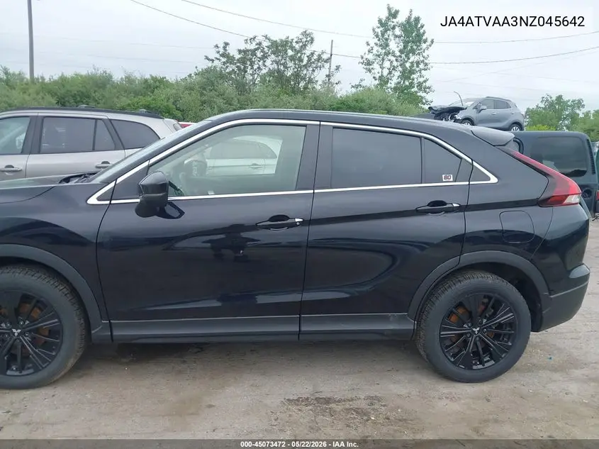 2022 Mitsubishi Eclipse Cross Le S-Awc VIN: JA4ATVAA3NZ045642 Lot: 45073472