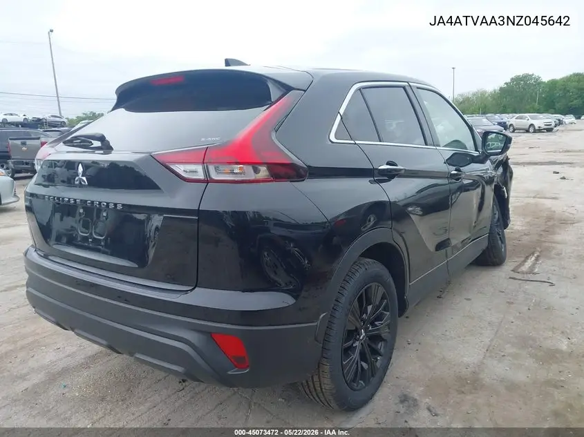 2022 Mitsubishi Eclipse Cross Le S-Awc VIN: JA4ATVAA3NZ045642 Lot: 45073472