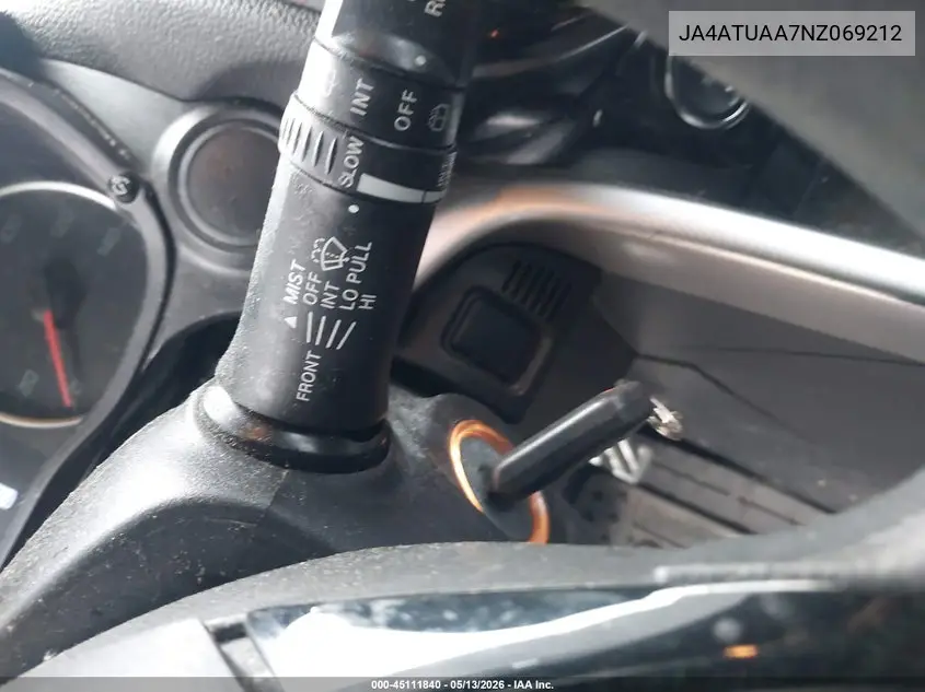 2022 Mitsubishi Eclipse Cross Es S-Awc VIN: JA4ATUAA7NZ069212 Lot: 45111840