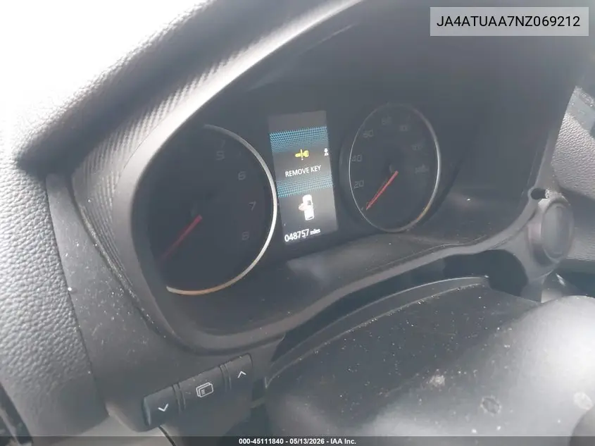2022 Mitsubishi Eclipse Cross Es S-Awc VIN: JA4ATUAA7NZ069212 Lot: 45111840