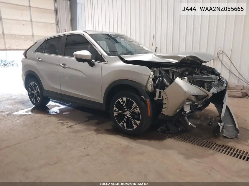 2022 Mitsubishi Eclipse Cross Se S-Awc/Se Special Edition S-Awc/Sel S-Awc/Sel Special Edition S-Awc VIN: JA4ATWAA2NZ055665 Lot: 45173850