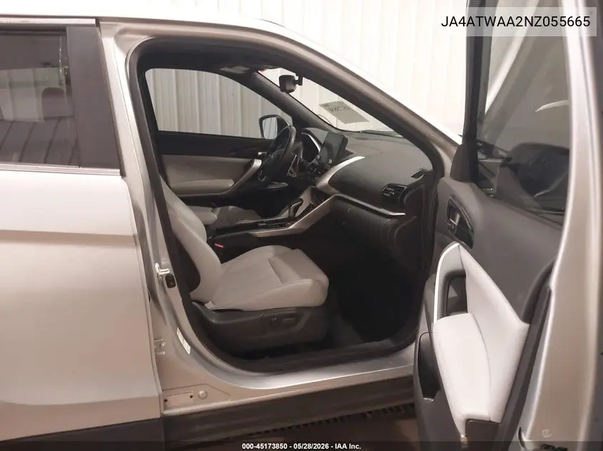 2022 Mitsubishi Eclipse Cross Se S-Awc/Se Special Edition S-Awc/Sel S-Awc/Sel Special Edition S-Awc VIN: JA4ATWAA2NZ055665 Lot: 45173850