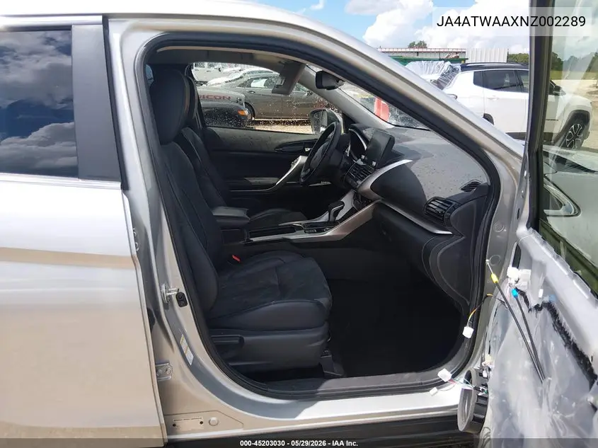 2022 Mitsubishi Eclipse Cross Se S-Awc/Se Special Edition S-Awc/Sel S-Awc/Sel Special Edition S-Awc VIN: JA4ATWAAXNZ002289 Lot: 45203030