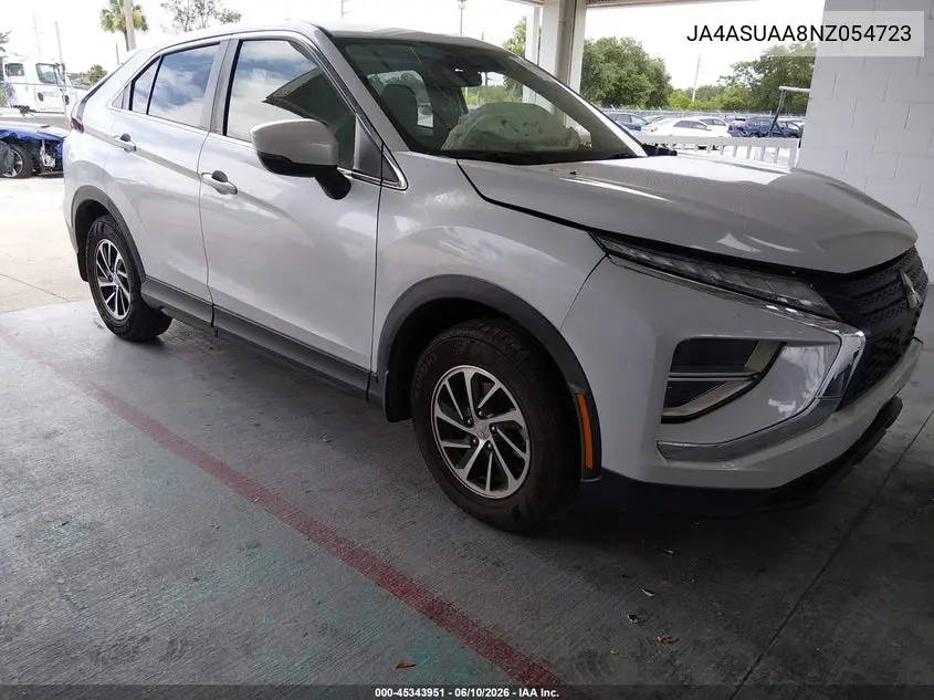2022 Mitsubishi Eclipse Cross Es VIN: JA4ASUAA8NZ054723 Lot: 45343951