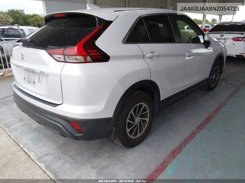 2022 Mitsubishi Eclipse Cross Es VIN: JA4ASUAA8NZ054723 Lot: 45343951