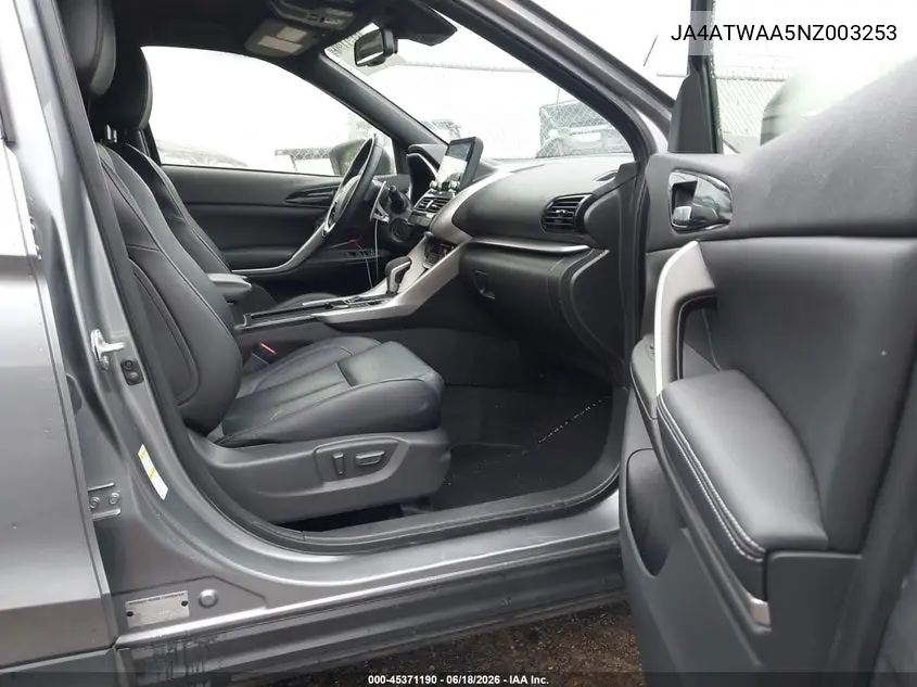 2022 Mitsubishi Eclipse Cross Se S-Awc/Se Special Edition S-Awc/Sel S-Awc/Sel Special Edition S-Awc VIN: JA4ATWAA5NZ003253 Lot: 45371190