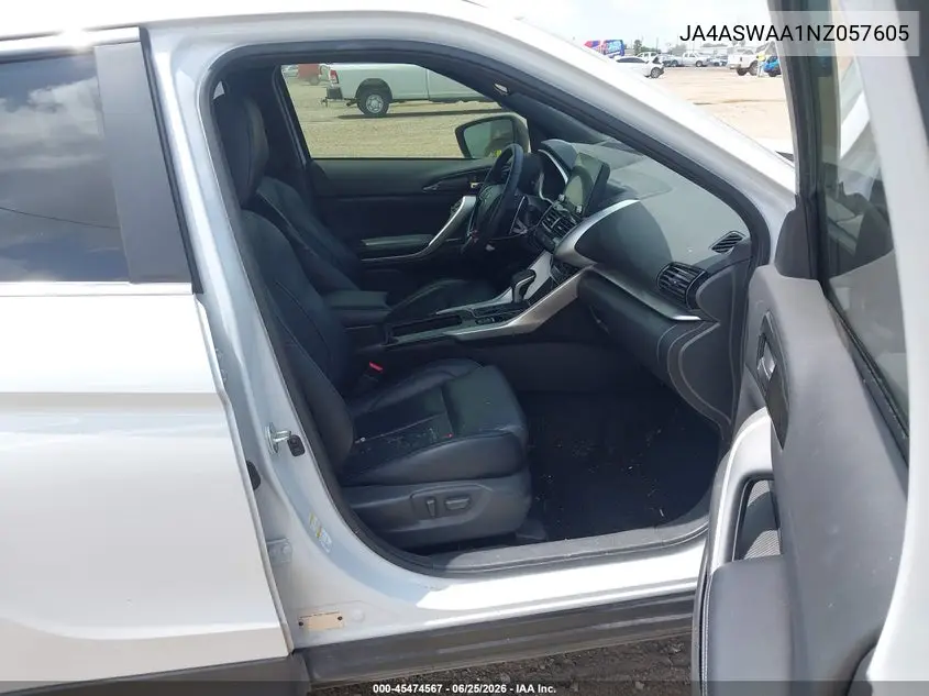 2022 Mitsubishi Eclipse Cross Se/Se Special Edition/Sel/Sel Special Edition VIN: JA4ASWAA1NZ057605 Lot: 45474567