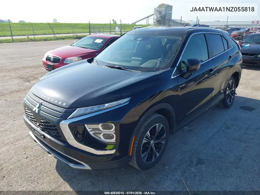 2022 Mitsubishi Eclipse Cross Se S-Awc/Se Special Edition S-Awc/Sel S-Awc/Sel Special Edition S-Awc VIN: JA4ATWAA1NZ055818 Lot: 45530215