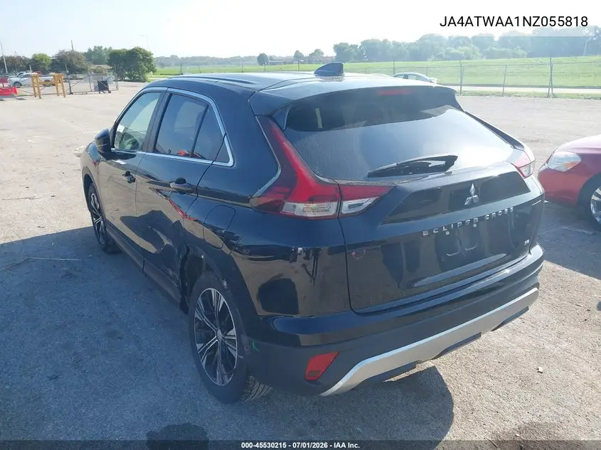2022 Mitsubishi Eclipse Cross Se S-Awc/Se Special Edition S-Awc/Sel S-Awc/Sel Special Edition S-Awc VIN: JA4ATWAA1NZ055818 Lot: 45530215