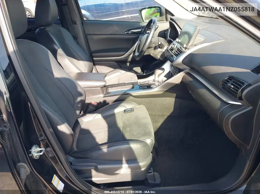 2022 Mitsubishi Eclipse Cross Se S-Awc/Se Special Edition S-Awc/Sel S-Awc/Sel Special Edition S-Awc VIN: JA4ATWAA1NZ055818 Lot: 45530215