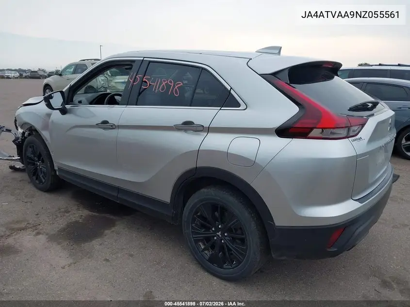 2022 Mitsubishi Eclipse Cross Le S-Awc VIN: JA4ATVAA9NZ055561 Lot: 45541898