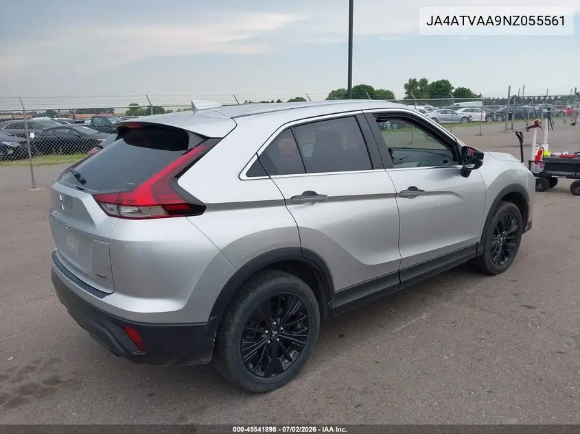 2022 Mitsubishi Eclipse Cross Le S-Awc VIN: JA4ATVAA9NZ055561 Lot: 45541898