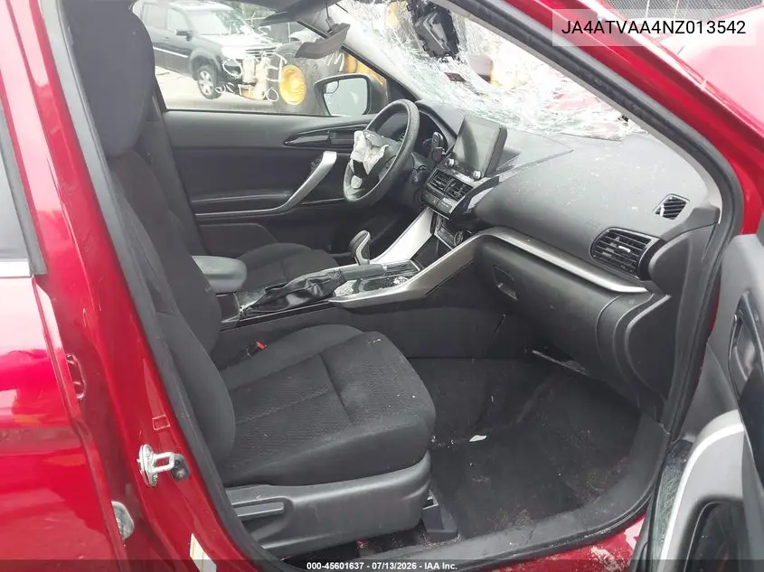 2022 Mitsubishi Eclipse Cross Le S-Awc VIN: JA4ATVAA4NZ013542 Lot: 45601637