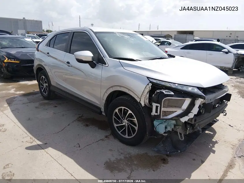 2022 Mitsubishi Eclipse Cross Es VIN: JA4ASUAA1NZ045023 Lot: 45669750