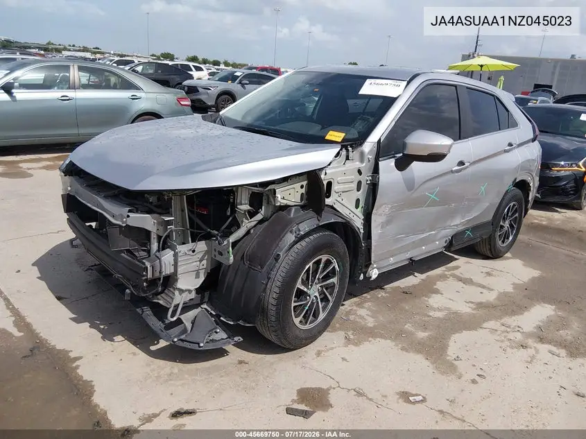 2022 Mitsubishi Eclipse Cross Es VIN: JA4ASUAA1NZ045023 Lot: 45669750