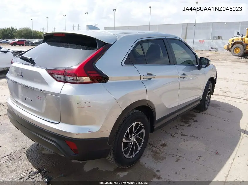 2022 Mitsubishi Eclipse Cross Es VIN: JA4ASUAA1NZ045023 Lot: 45669750