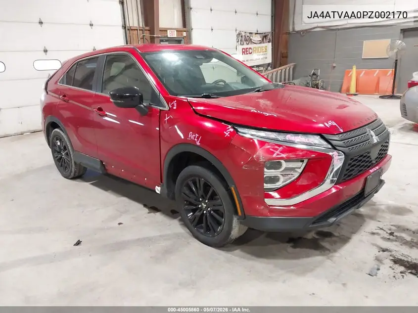 2023 Mitsubishi Eclipse Cross Le S-Awc/Ralliart S-Awc VIN: JA4ATVAA0PZ002170 Lot: 45005860