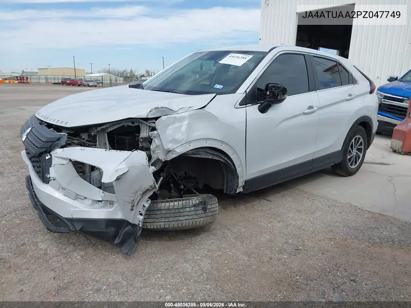 2023 Mitsubishi Eclipse Cross Es S-Awc VIN: JA4ATUAA2PZ047749 Lot: 45036288