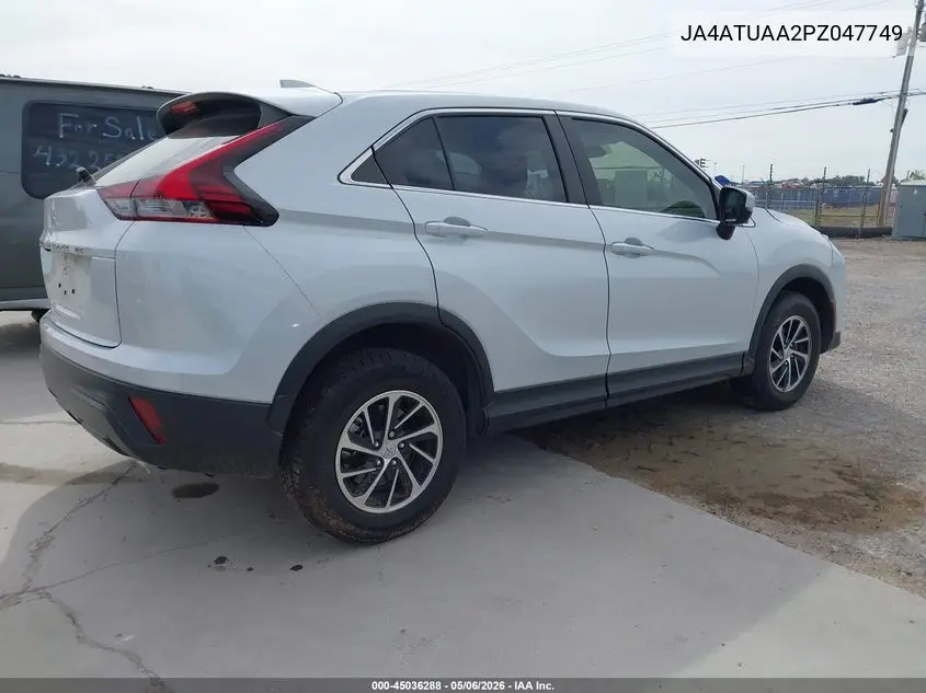 2023 Mitsubishi Eclipse Cross Es S-Awc VIN: JA4ATUAA2PZ047749 Lot: 45036288