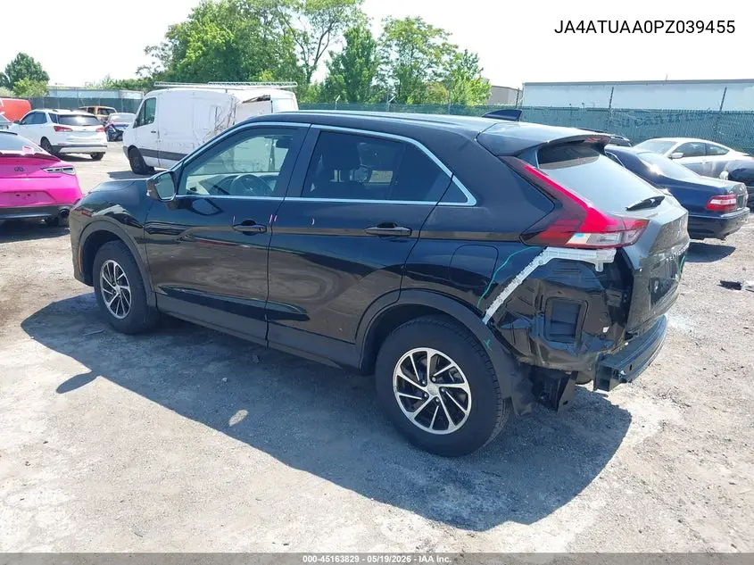 2023 Mitsubishi Eclipse Cross Es S-Awc VIN: JA4ATUAA0PZ039455 Lot: 45163829