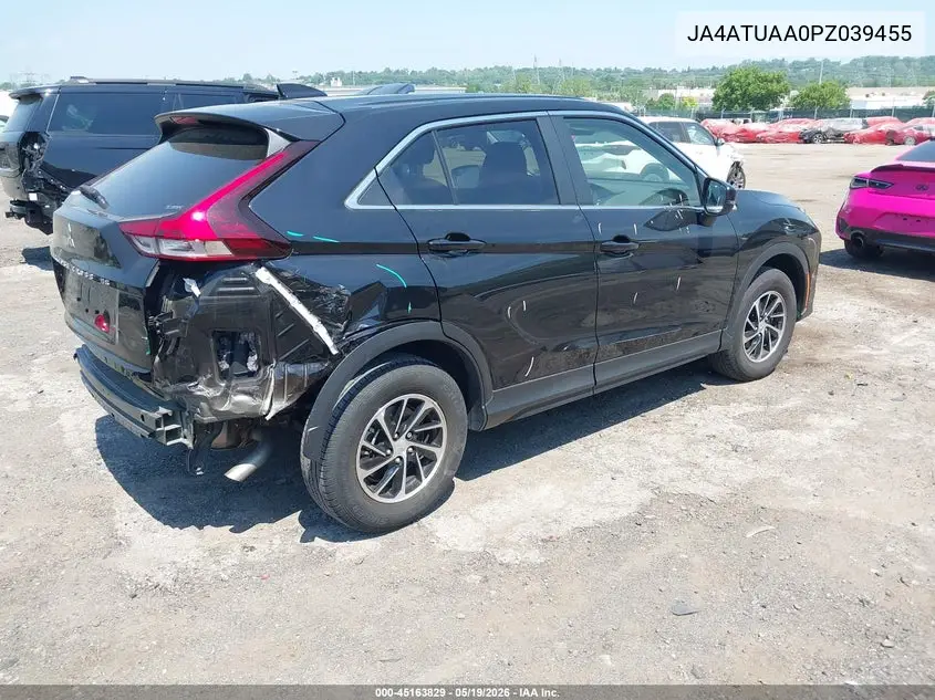2023 Mitsubishi Eclipse Cross Es S-Awc VIN: JA4ATUAA0PZ039455 Lot: 45163829