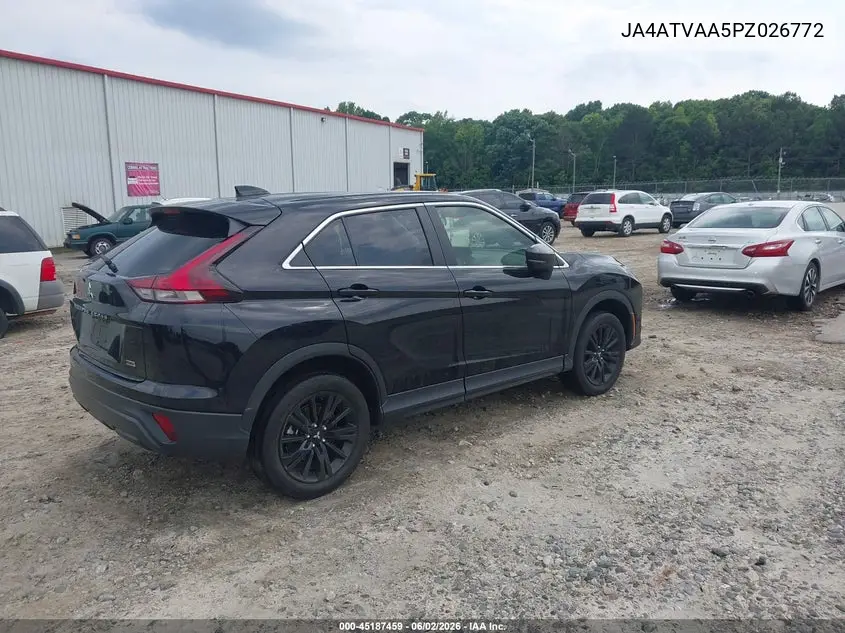 2023 Mitsubishi Eclipse Cross Le S-Awc/Ralliart S-Awc VIN: JA4ATVAA5PZ026772 Lot: 45187459
