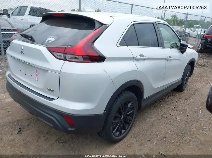 2023 Mitsubishi Eclipse Cross Le S-Awc/Ralliart S-Awc VIN: JA4ATVAA0PZ005263 Lot: 45456974