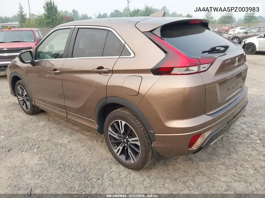 2023 Mitsubishi Eclipse Cross Se S-Awc/Sel S-Awc VIN: JA4ATWAA5PZ003983 Lot: 45609885