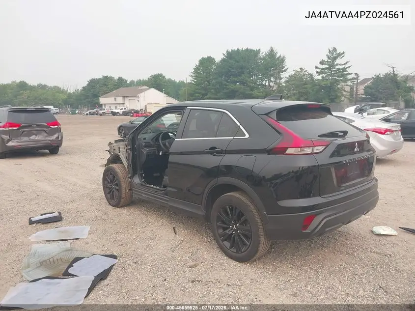 2023 Mitsubishi Eclipse Cross Le S-Awc VIN: JA4ATVAA4PZ024561 Lot: 45659525