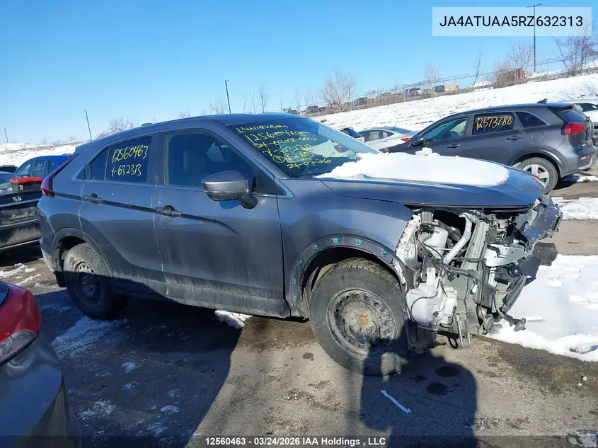 2024 Mitsubishi Eclipse Cross Es VIN: JA4ATUAA5RZ632313 Lot: 12560463