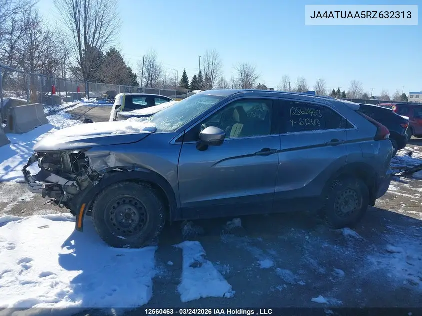 2024 Mitsubishi Eclipse Cross Es VIN: JA4ATUAA5RZ632313 Lot: 12560463
