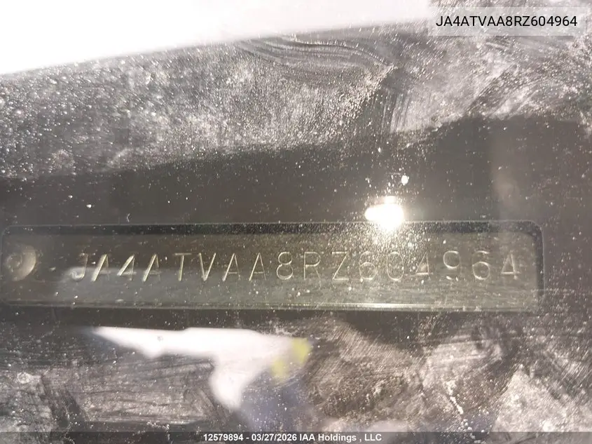 2024 Mitsubishi Eclipse Cross Gt/Noir/Se/Sel VIN: JA4ATVAA8RZ604964 Lot: 12579894